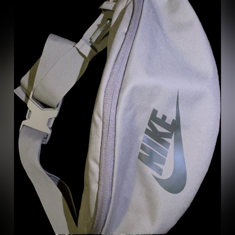 Nike Heritage Festival Waist Hip Crossbody Bag Swoosh Iron Gray Fanny Pack
